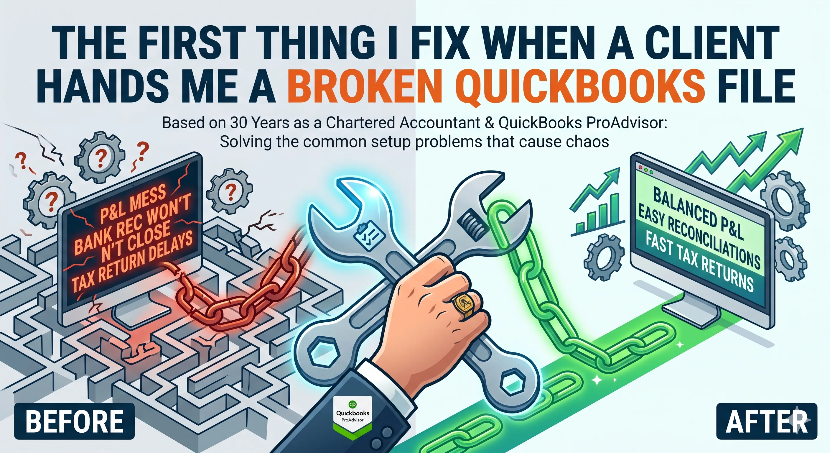 QuickBooks Setup Mistakes to Fix First